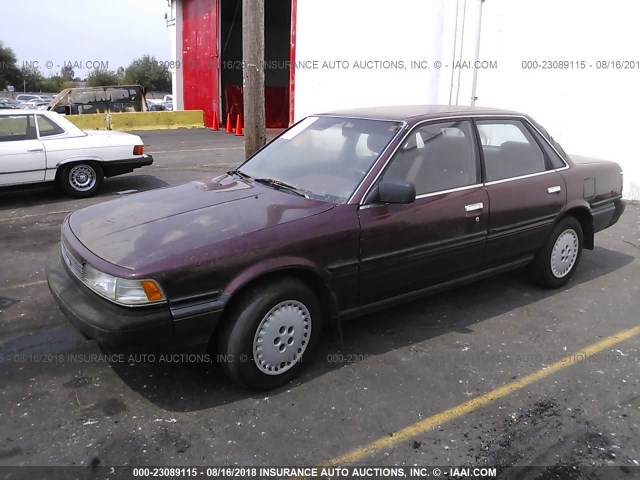 JT2SV21EXJ3309693 - 1988 TOYOTA CAMRY DLX RED photo 2