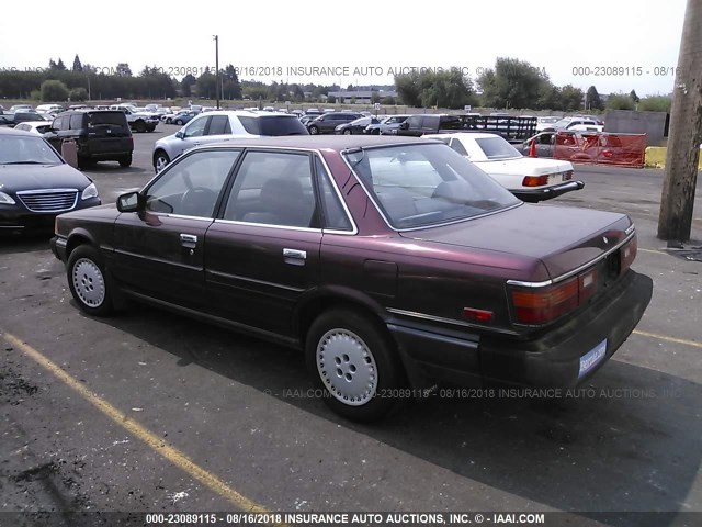 JT2SV21EXJ3309693 - 1988 TOYOTA CAMRY DLX RED photo 3