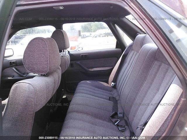 JT2SV21EXJ3309693 - 1988 TOYOTA CAMRY DLX RED photo 8