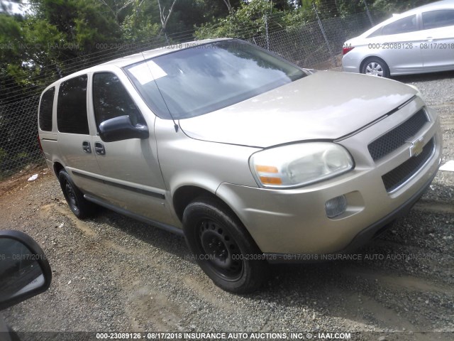 1GNDV23L86D105527 - 2006 CHEVROLET UPLANDER LS GOLD photo 1