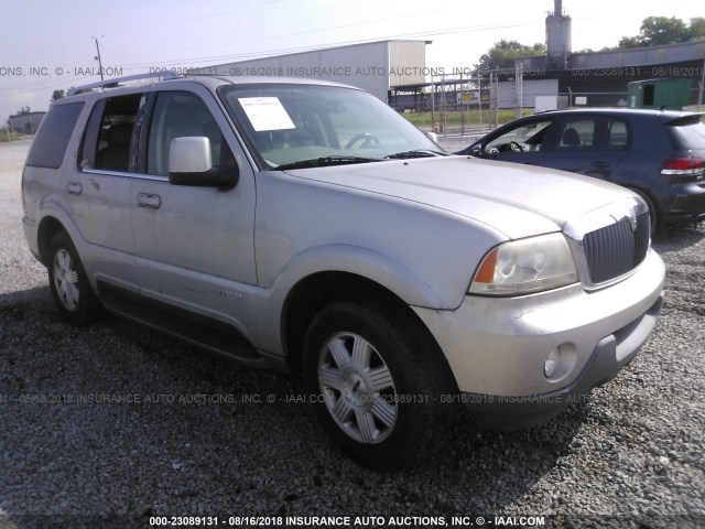 5LMEU78H23ZJ14085 - 2003 LINCOLN AVIATOR SILVER photo 1