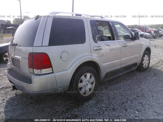 5LMEU78H23ZJ14085 - 2003 LINCOLN AVIATOR SILVER photo 4
