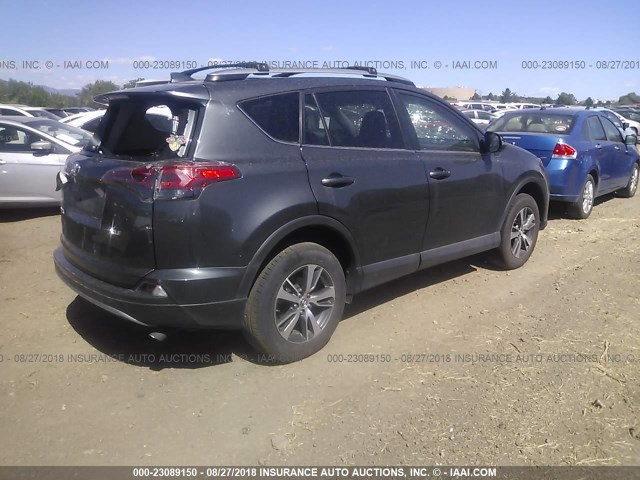 2T3WFREV0JW419206 - 2018 TOYOTA RAV4 ADVENTURE/XLE 灰色 照片 4