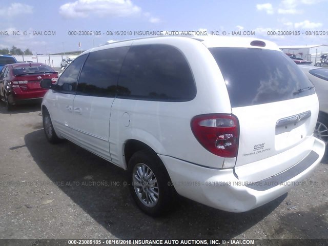 2C8GP64L53R290164 - 2003 CHRYSLER TOWN & COUNTRY LIMITED WHITE photo 3