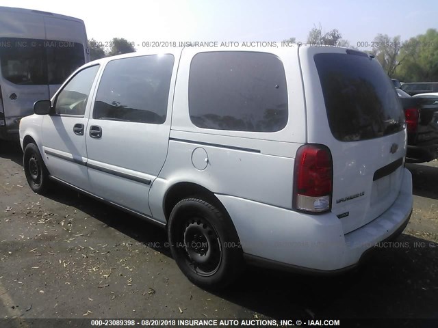 1GNDV23W57D182870 - 2007 CHEVROLET UPLANDER LS WHITE photo 3