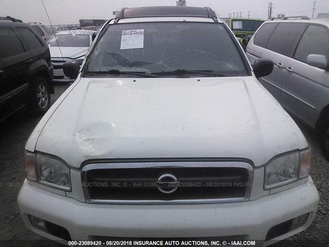 JN8DR09Y63W814157 - 2003 NISSAN PATHFINDER LE/SE WHITE photo 6