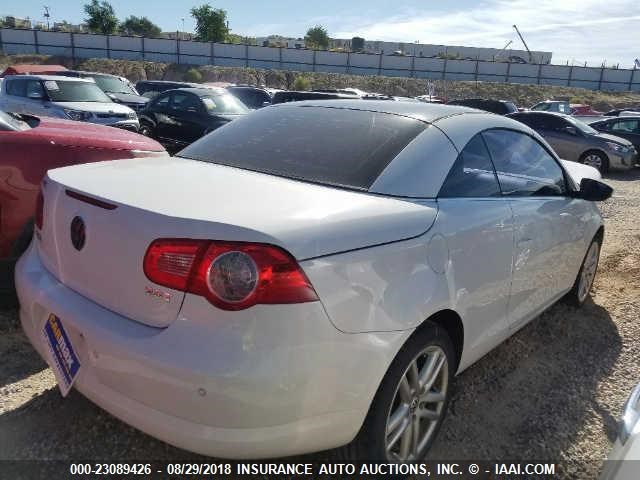 WVWFA71F59V023258 - 2009 VOLKSWAGEN EOS LUX Білий фото 4