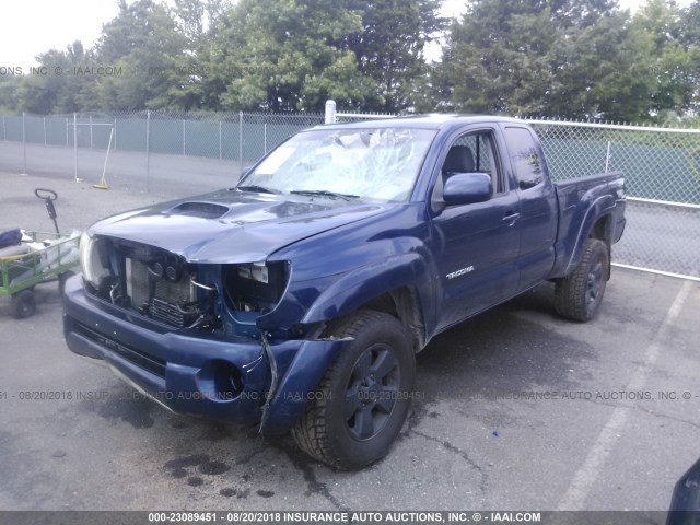 5TEUU42N58Z499296 - 2008 TOYOTA TACOMA ACCESS CAB Blau Foto 2