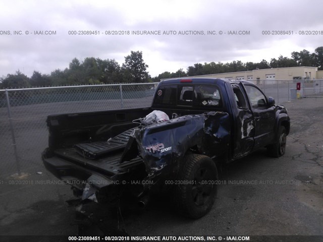 5TEUU42N58Z499296 - 2008 TOYOTA TACOMA ACCESS CAB Blau Foto 4
