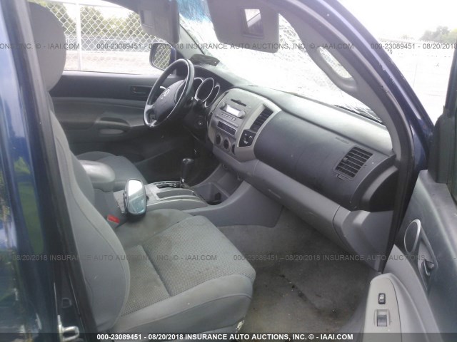 5TEUU42N58Z499296 - 2008 TOYOTA TACOMA ACCESS CAB Blau Foto 5