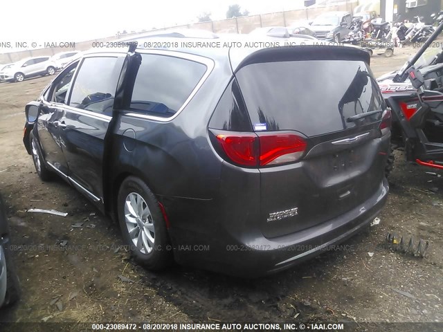 2C4RC1EG4JR291801 - 2018 CHRYSLER PACIFICA TOURING L PLUS GRAY photo 3