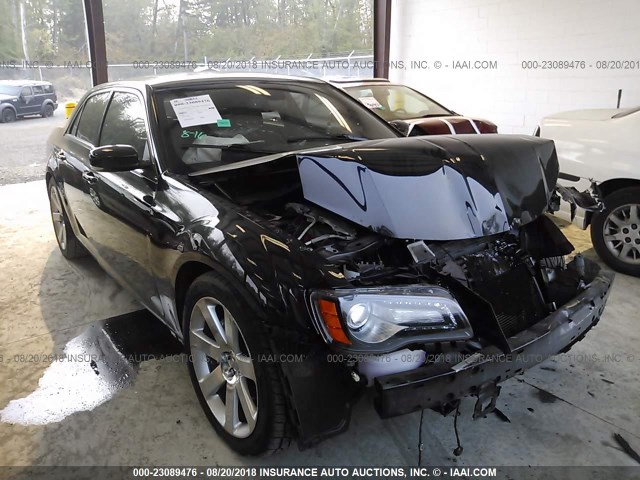 2C3CCAFJXCH800481 - 2012 CHRYSLER 300 SRT-8 BLACK photo 1