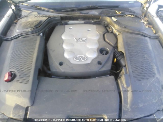 JNKAY01E26M105436 - 2006 INFINITI M35 SPORT WHITE photo 10