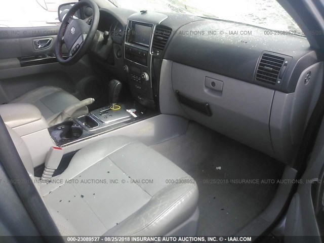 KNDJD736075665463 - 2007 KIA SORENTO EX/LX GRAY photo 5