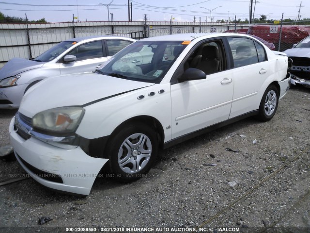 1G1ZS51F06F298288 - 2006 CHEVROLET MALIBU LS თეთრი ფოტო 2