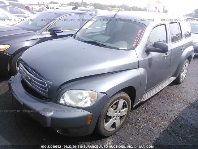 3GNCA13BX9S590265 - 2009 CHEVROLET HHR LS GRAY photo 2