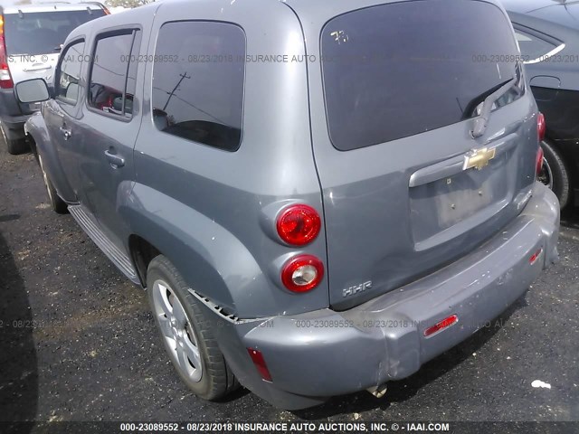 3GNCA13BX9S590265 - 2009 CHEVROLET HHR LS GRAY photo 3