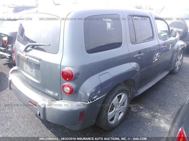 3GNCA13BX9S590265 - 2009 CHEVROLET HHR LS GRAY photo 4