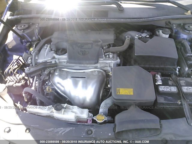 4T1BF1FK8FU916329 - 2015 TOYOTA CAMRY LE/XLE/SE/XSE 蓝色 照片 10