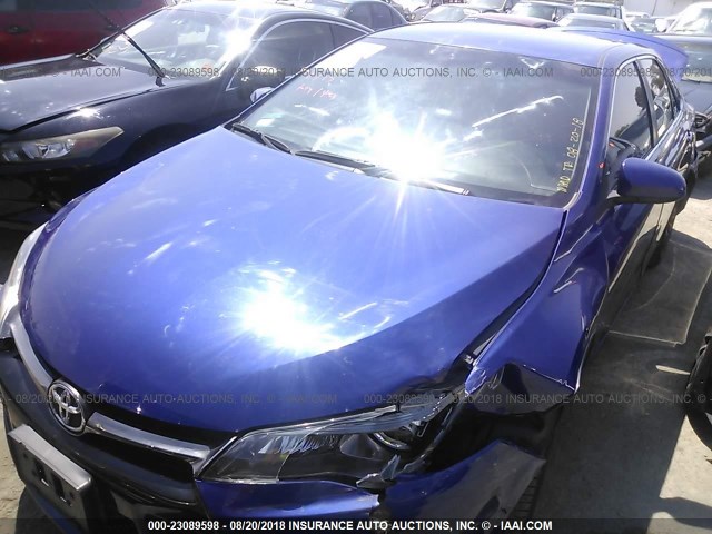 4T1BF1FK8FU916329 - 2015 TOYOTA CAMRY LE/XLE/SE/XSE BLUE photo 2