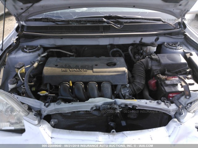 2T1KR32E47C628703 - 2007 TOYOTA COROLLA MATRIX XR SILVER photo 10