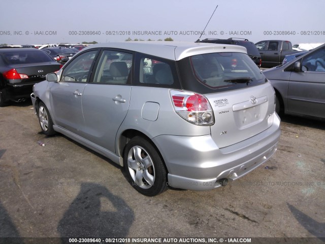 2T1KR32E47C628703 - 2007 TOYOTA COROLLA MATRIX XR SILVER photo 3