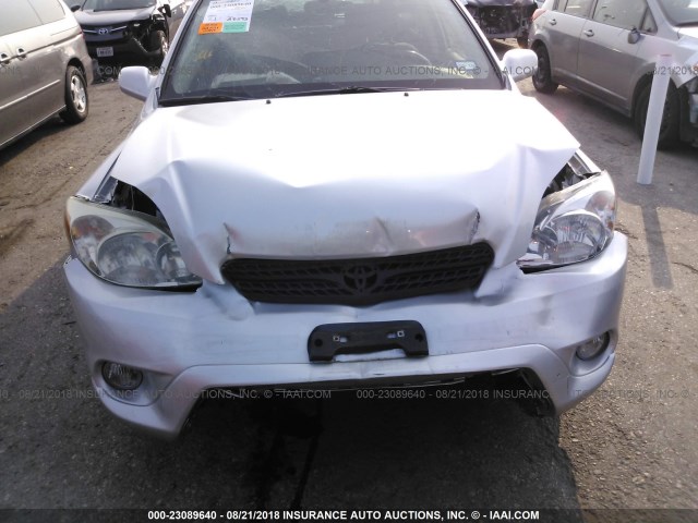 2T1KR32E47C628703 - 2007 TOYOTA COROLLA MATRIX XR SILVER photo 6
