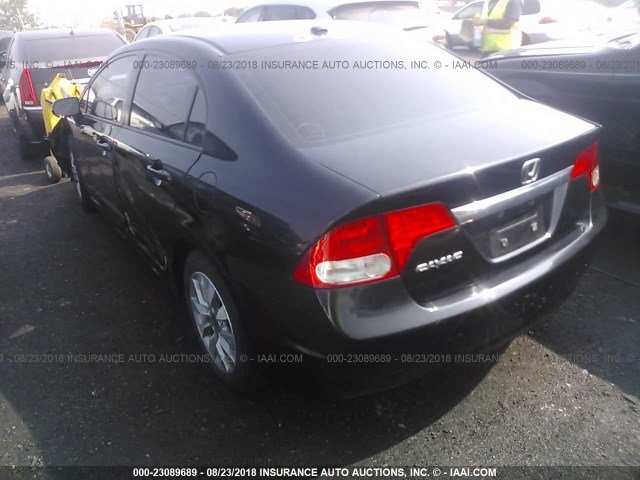 2HGFA1F97AH509925 - 2010 HONDA CIVIC EXL 黑色 照片 3