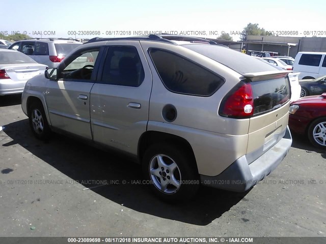 3G7DA03E94S551353 - 2004 PONTIAC AZTEK GOLD photo 3