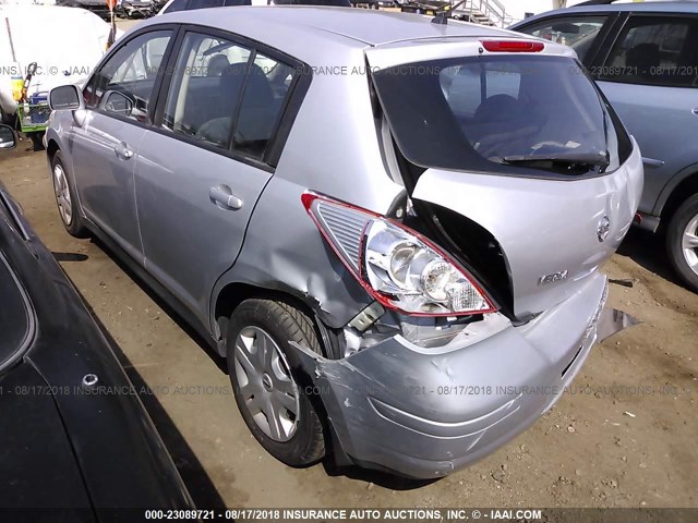 3N1BC1CP1AL463979 - 2010 NISSAN VERSA S/SL SILVER photo 3