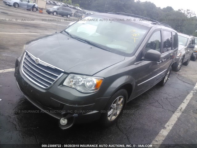2A4RR5D13AR449445 - 2010 CHRYSLER TOWN & COUNTRY TOURING GRAY photo 2
