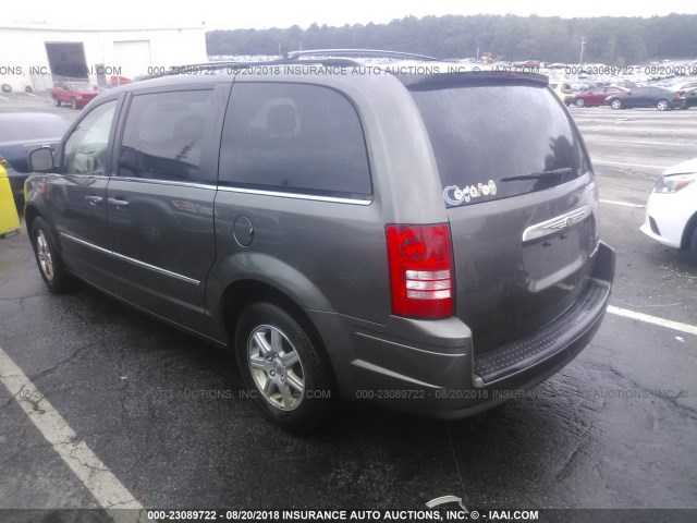 2A4RR5D13AR449445 - 2010 CHRYSLER TOWN & COUNTRY TOURING GRAY photo 3