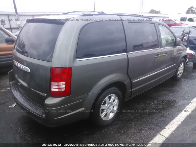 2A4RR5D13AR449445 - 2010 CHRYSLER TOWN & COUNTRY TOURING GRAY photo 4