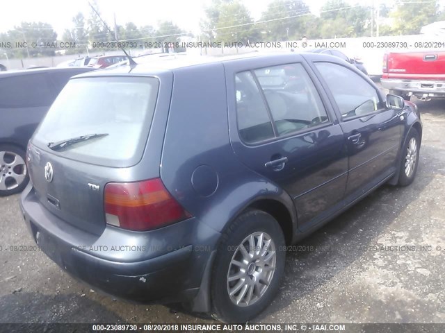 9BWGR61J064003065 - 2006 VOLKSWAGEN GOLF GLS TDI GRAY photo 4