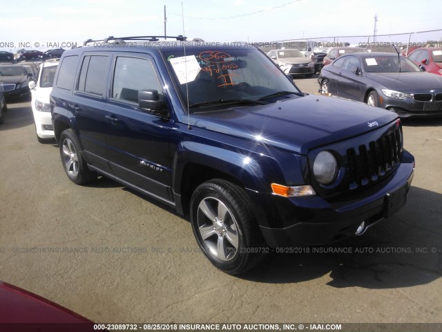 1C4NJRFB2HD151913 - 2017 JEEP PATRIOT LATITUDE BLUE photo 1