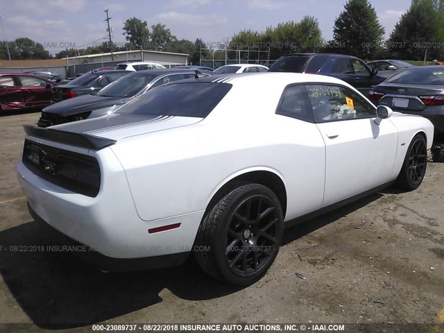 2C3CDZBT5FH912919 - 2015 DODGE CHALLENGER SXT PLUS WHITE photo 4