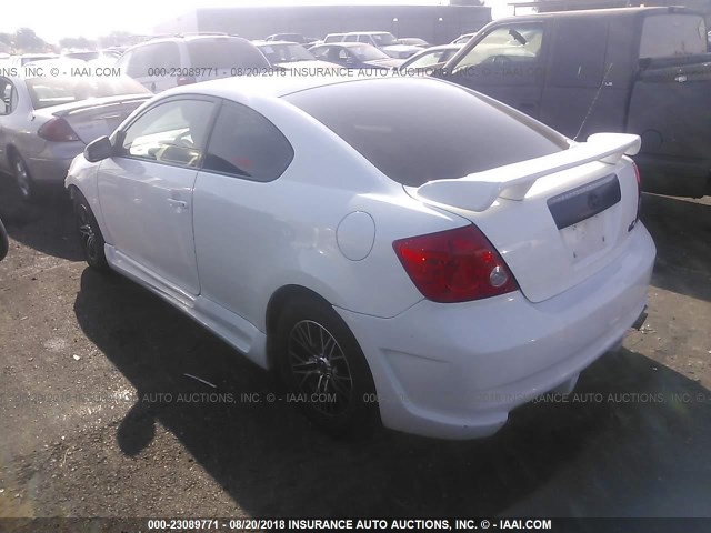 JTKDE177670159927 - 2007 TOYOTA SCION TC თეთრი ფოტო 3