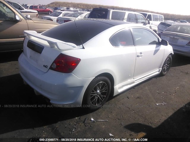 JTKDE177670159927 - 2007 TOYOTA SCION TC თეთრი ფოტო 4