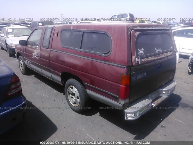 JN6HD16S1GW001572 - 1986 NISSAN D21 KING CAB MAROON photo 3