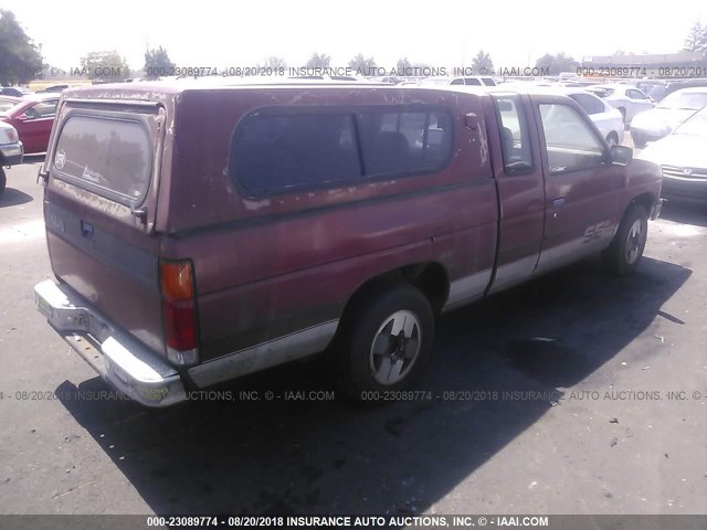 JN6HD16S1GW001572 - 1986 NISSAN D21 KING CAB MAROON photo 4