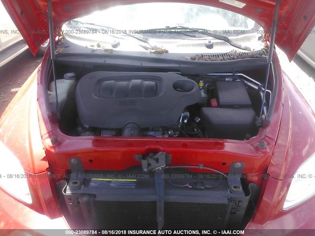 3GCDA25P47S621101 - 2007 CHEVROLET HHR PANEL LT RED photo 10