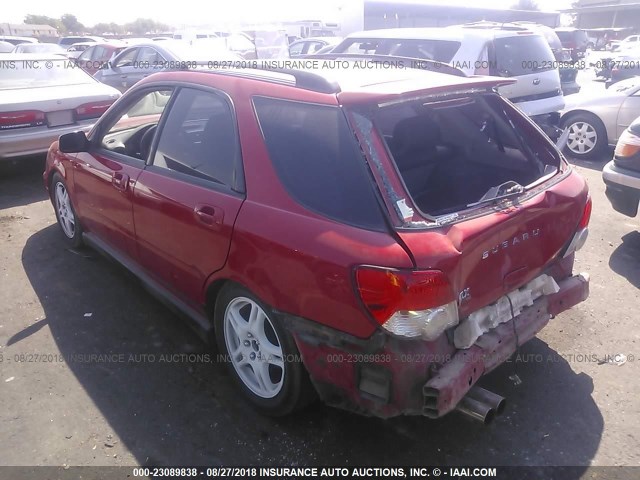 JF1GG29654G800907 - 2004 SUBARU IMPREZA WRX RED photo 3