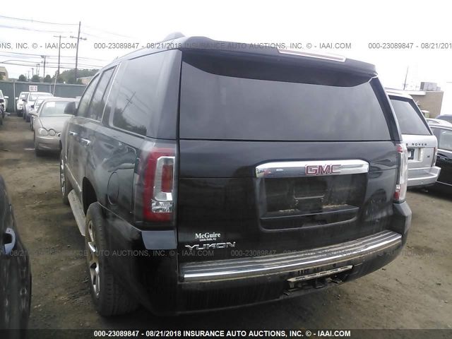 1GKS2CKJ5GR304932 - 2016 GMC YUKON DENALI BLACK photo 3