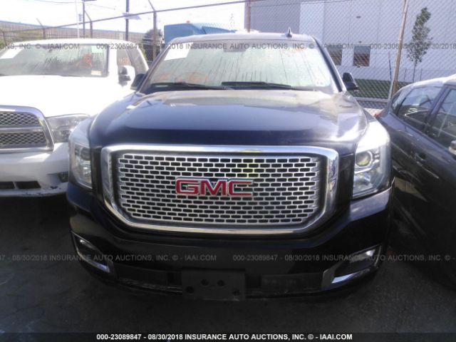 1GKS2CKJ5GR304932 - 2016 GMC YUKON DENALI BLACK photo 6