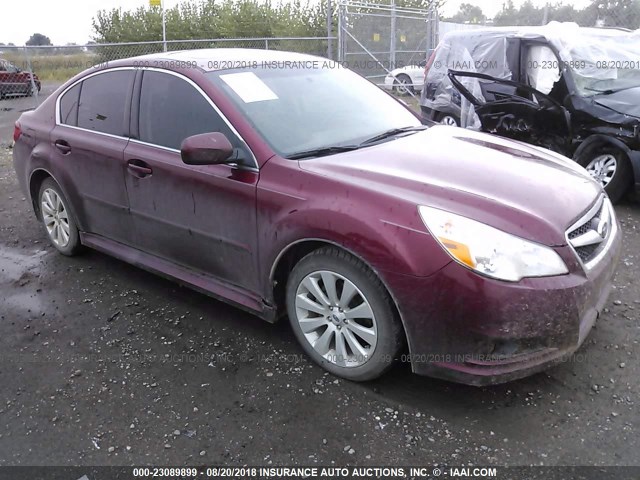 4S3BMBL63B3262590 - 2011 SUBARU LEGACY 2.5I LIMITED RED photo 1