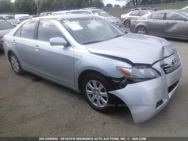 JTNBB46K973028323 - 2007 TOYOTA CAMRY NEW GENERAT HYBRID SILVER photo 1