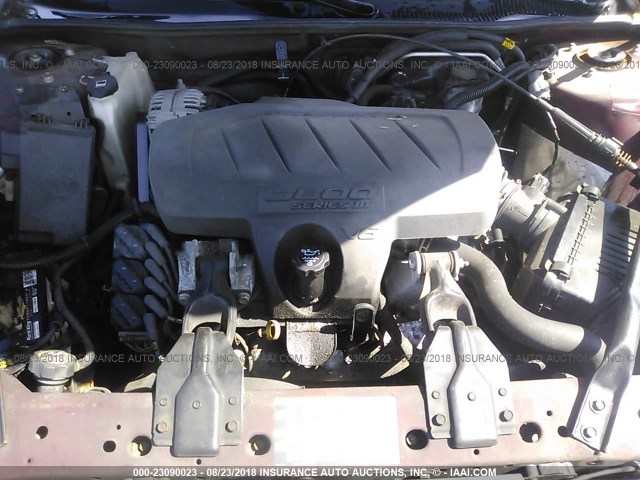 2G2WP552071226023 - 2007 PONTIAC GRAND PRIX RED photo 10