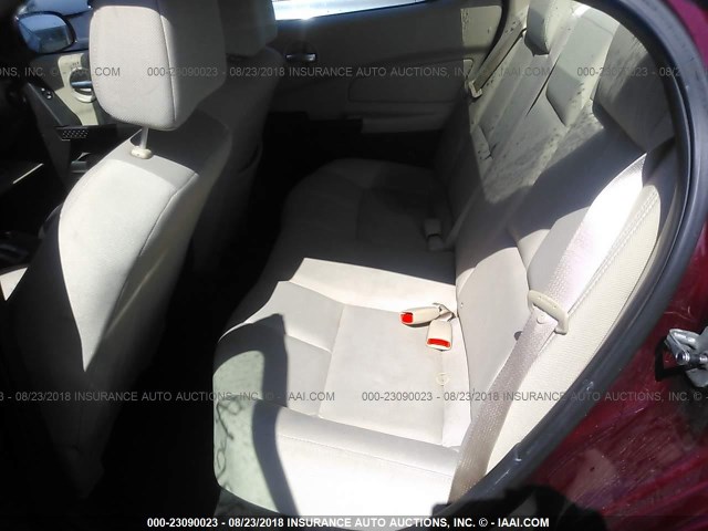 2G2WP552071226023 - 2007 PONTIAC GRAND PRIX RED photo 8