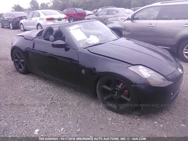 JN1AZ36A34T012453 - 2004 NISSAN 350Z ROADSTER BLACK photo 1