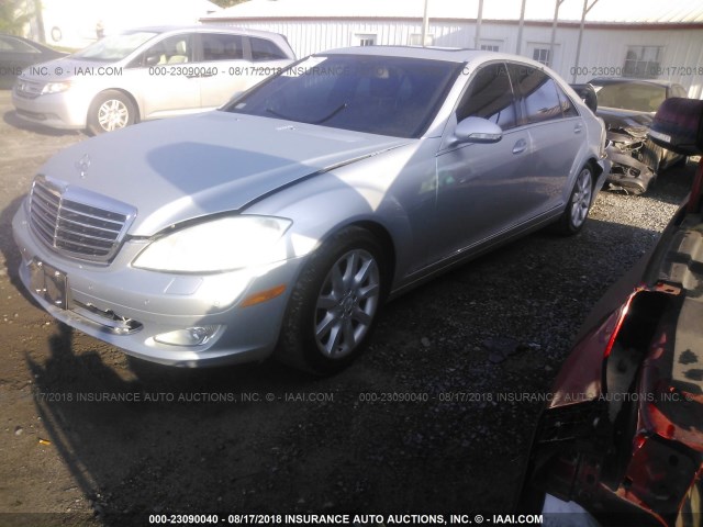 WDDNG86XX8A163531 - 2008 MERCEDES-BENZ S 550 4MATIC SILVER photo 2